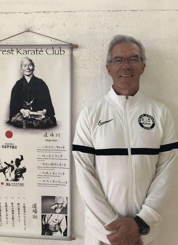 Portrait de Stéphane Travers, 7e dan, professeur diplômé d’État 2e degré