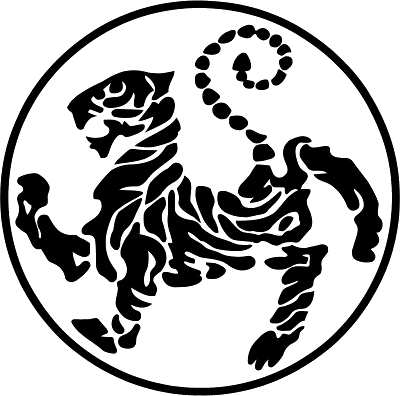Emblème du tigre, symbole du karaté Shotokan
